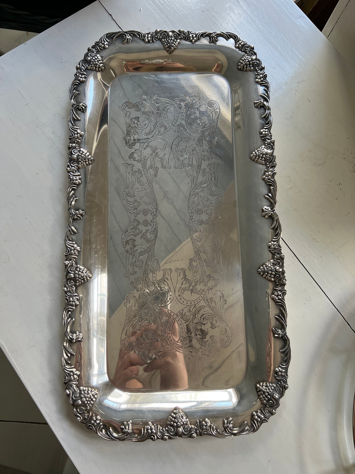 Vintage Silverplated Tray