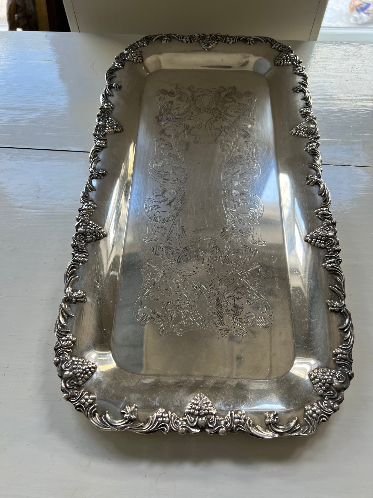 Vintage Silverplated Tray