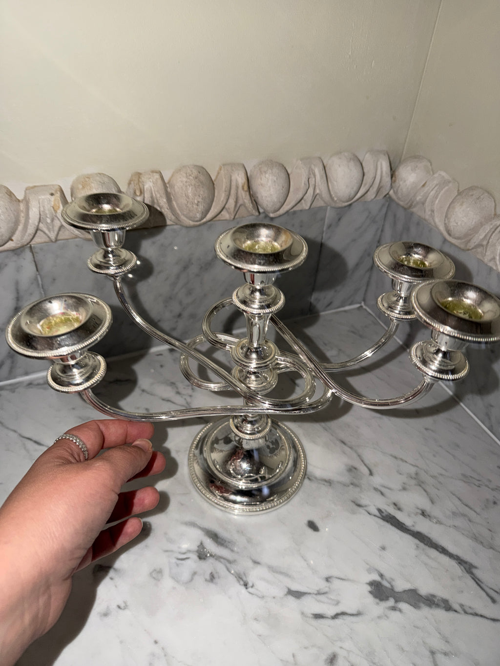 Five-armed candlestick