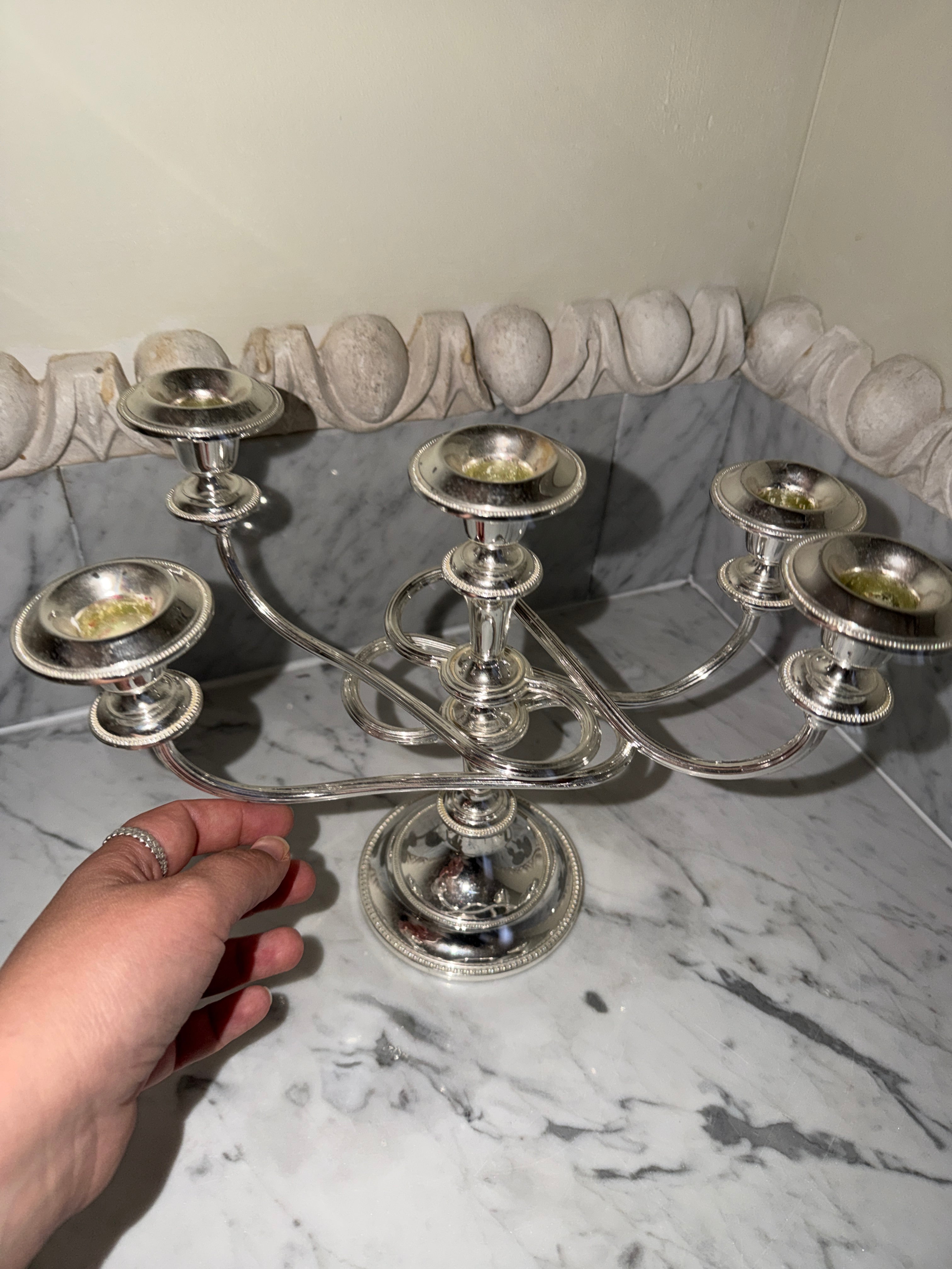 Five-armed candlestick