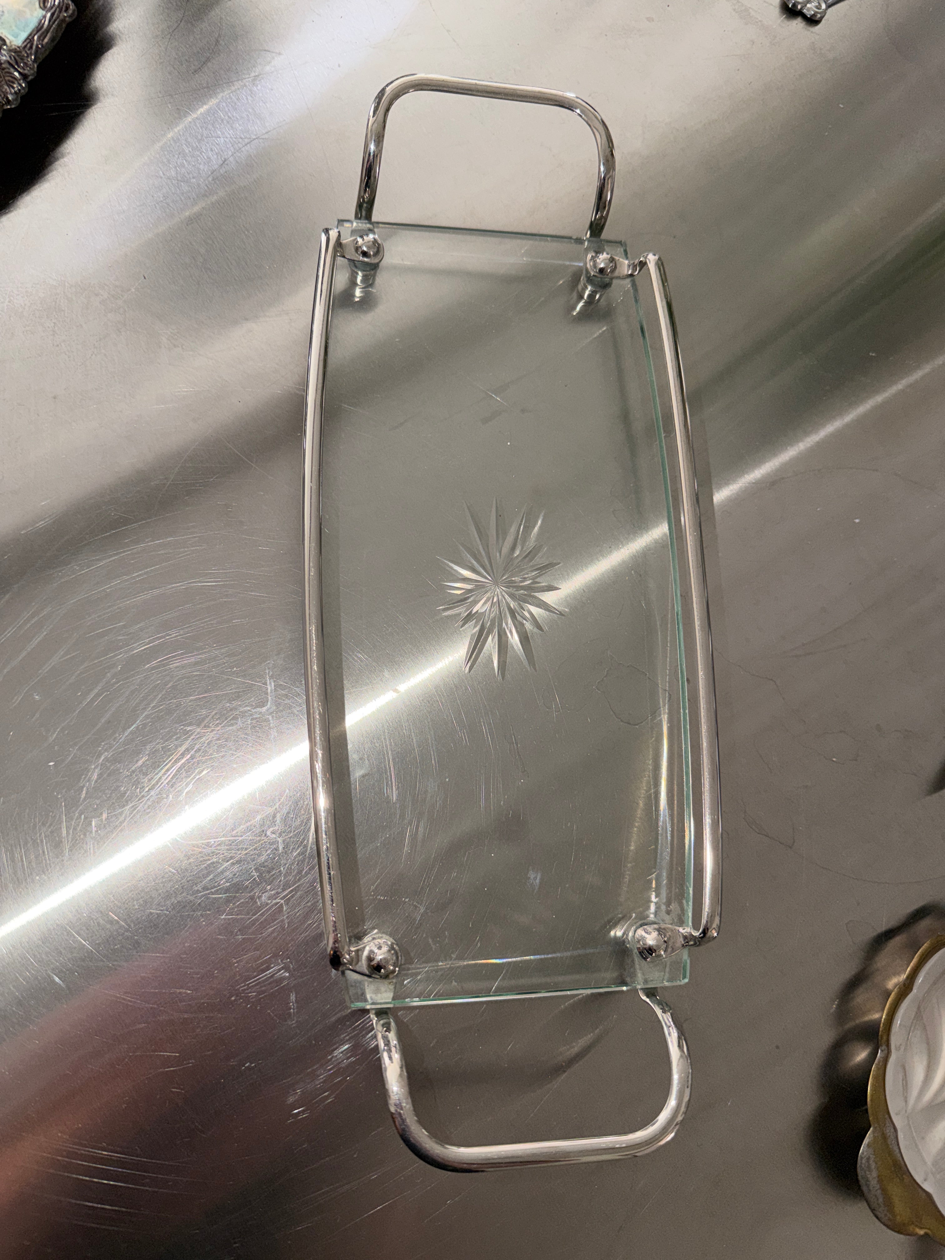 Glass tray