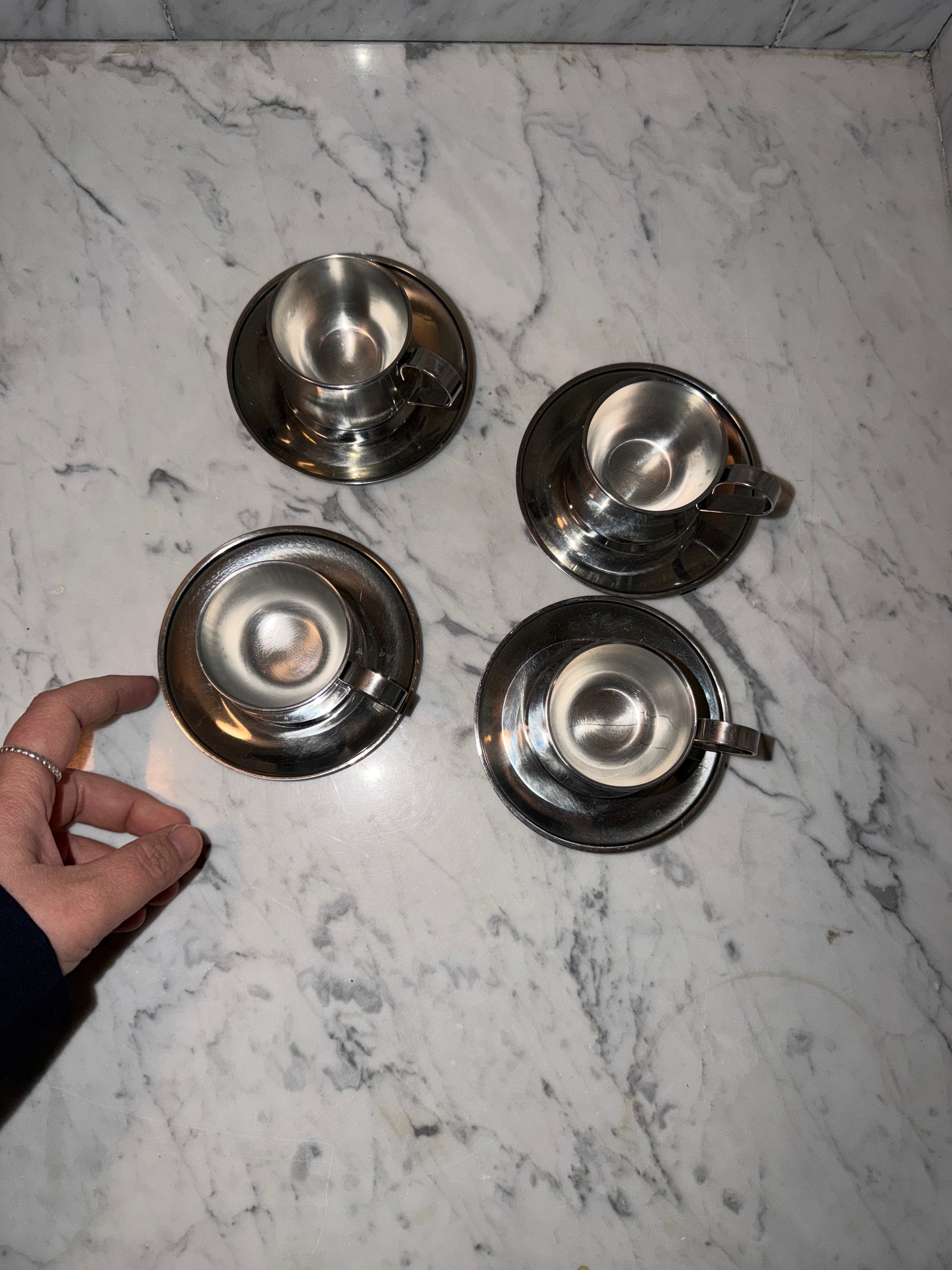 Italian Vintage Espresso Cups A Set Of 4