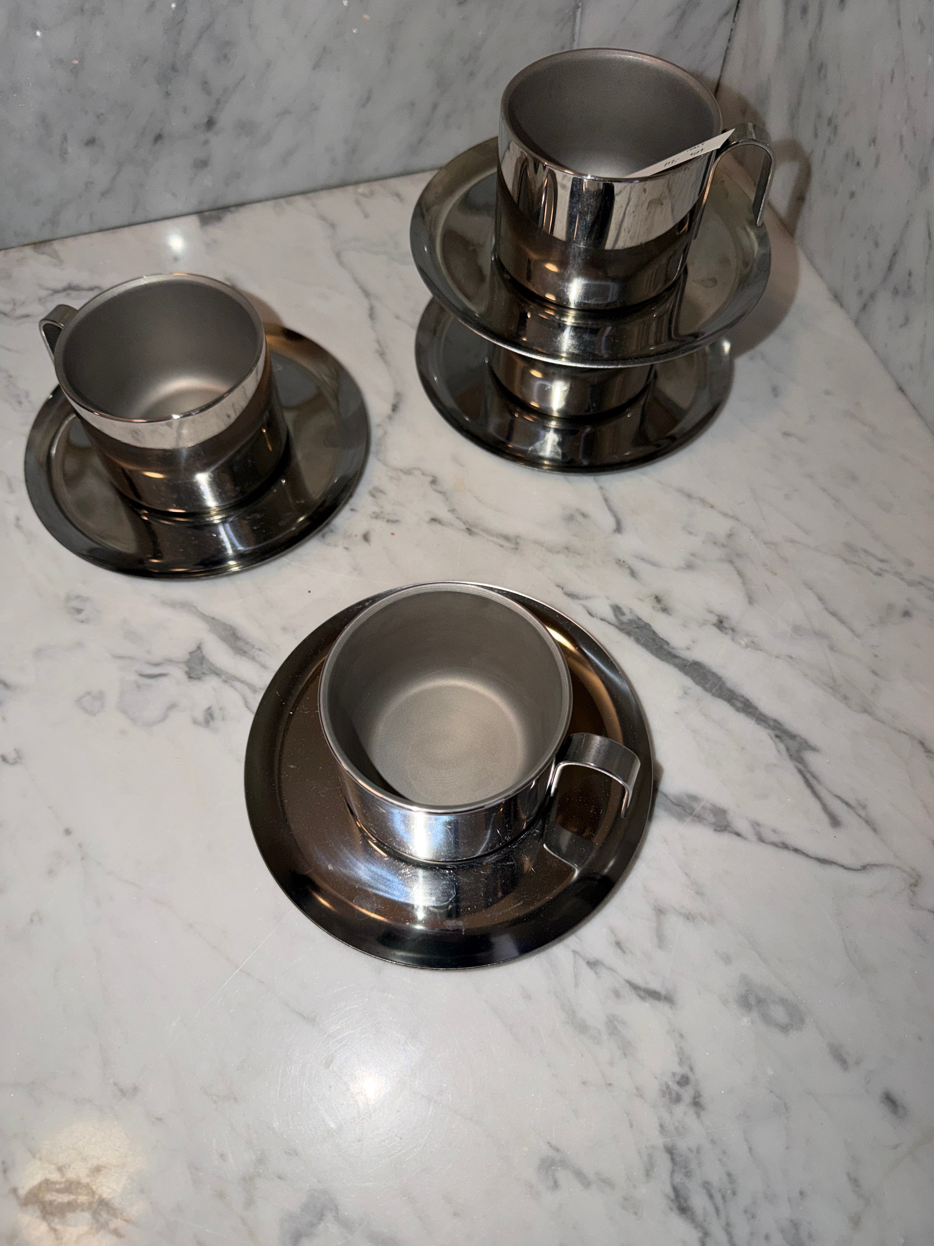 A Set Of 4 Italian Vintage coffee cups