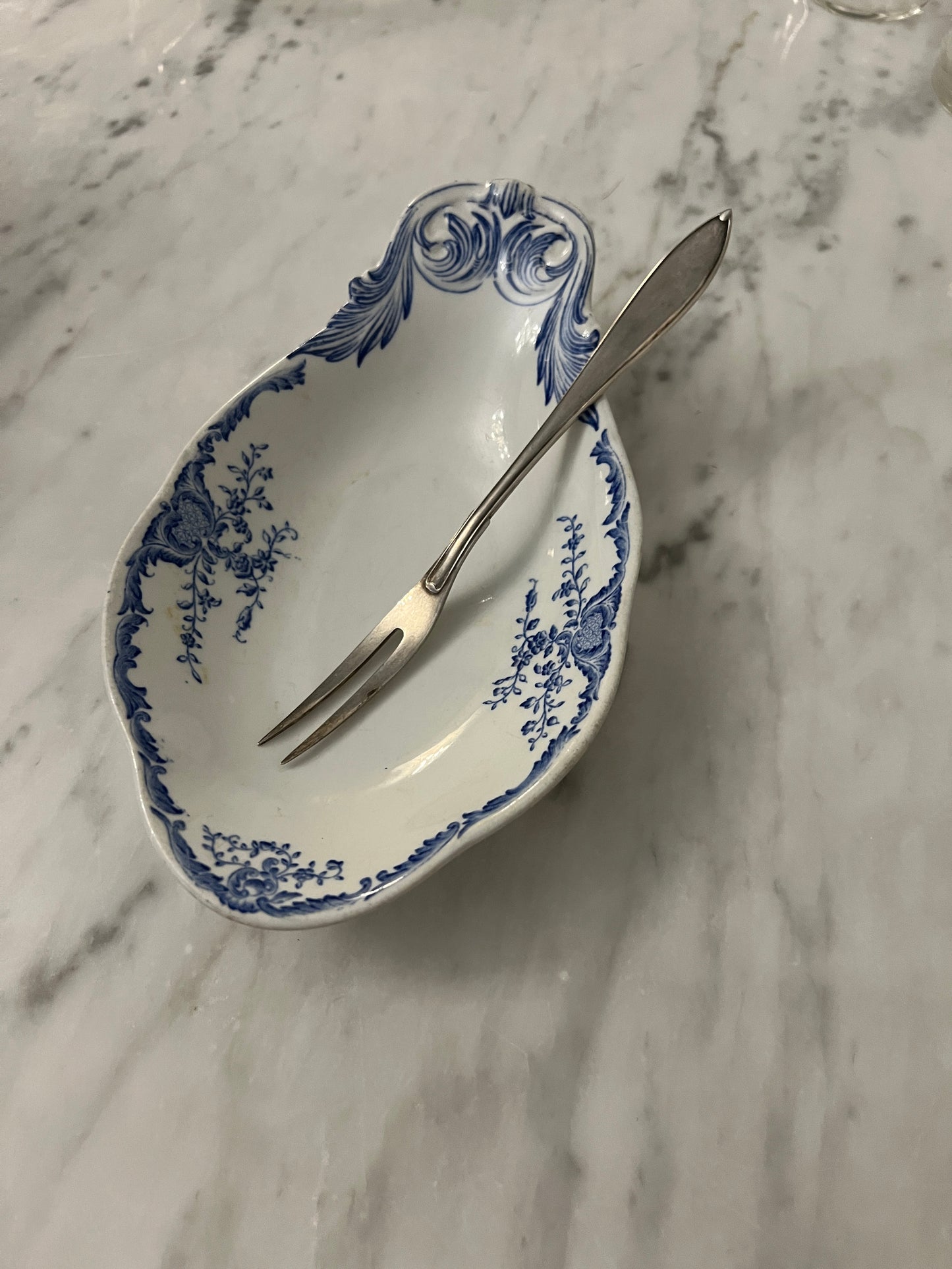 Arabia Serving Dish And Fork