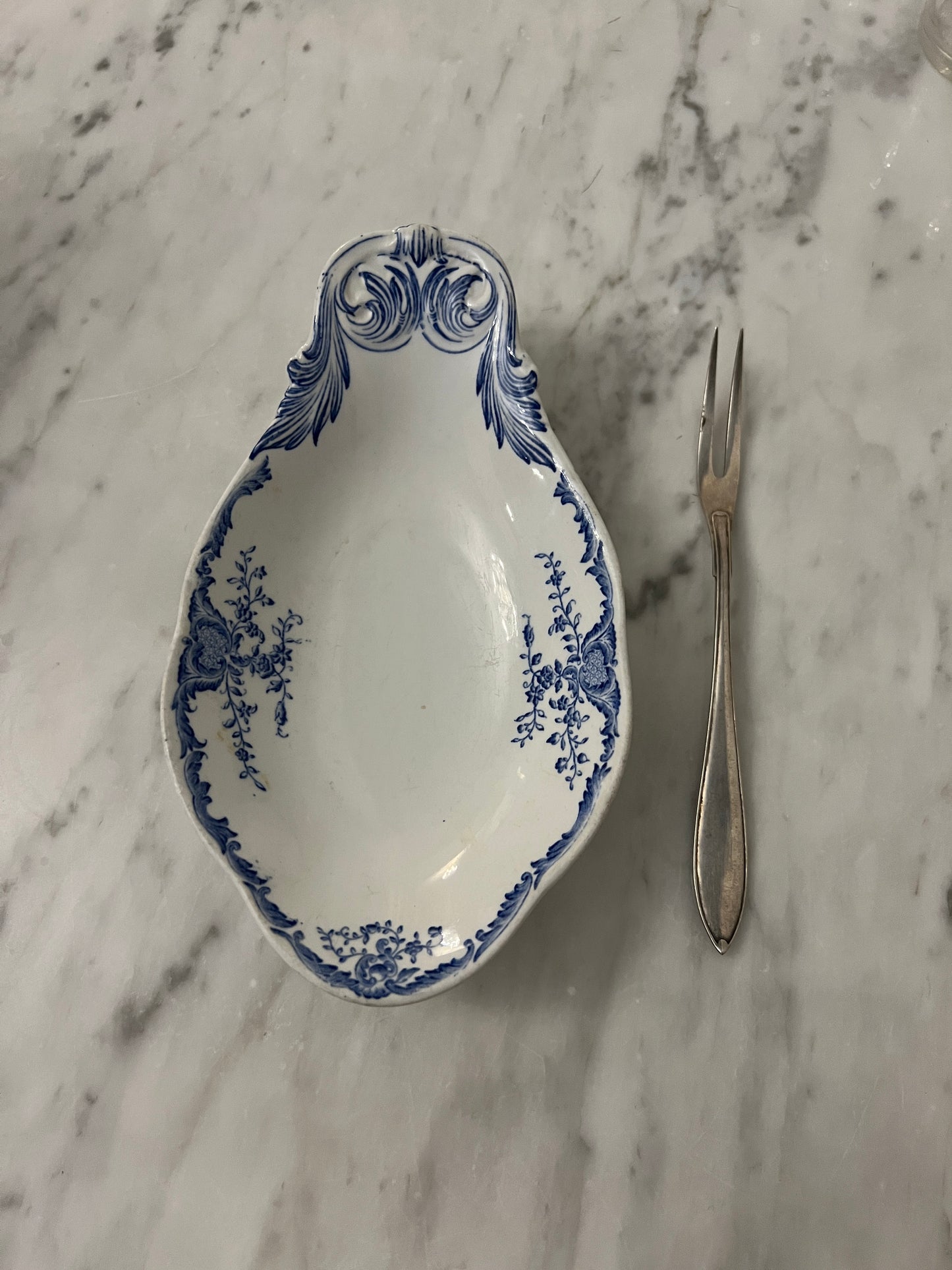 Arabia Serving Dish And Fork