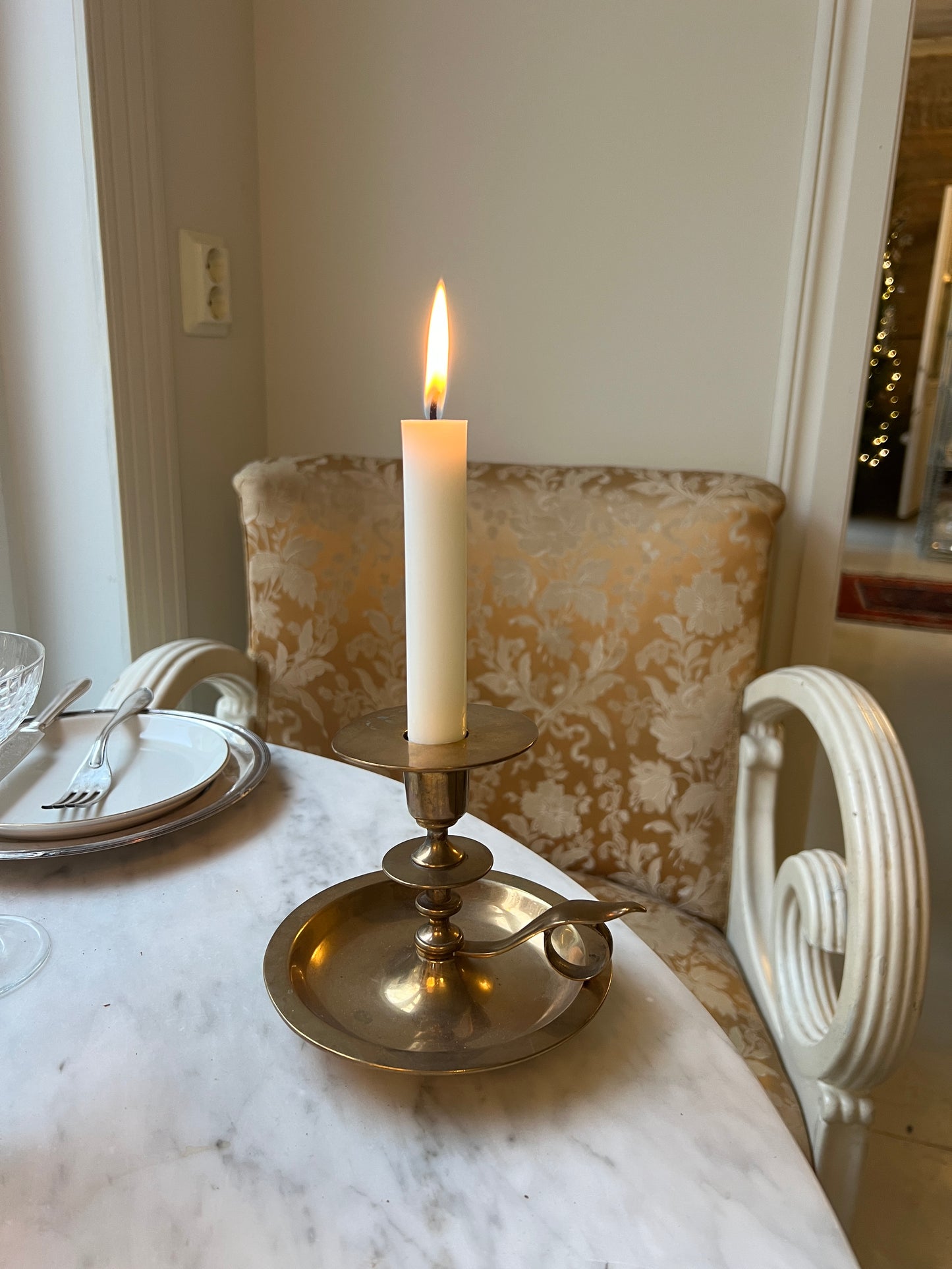 Classic Brass Candlestick