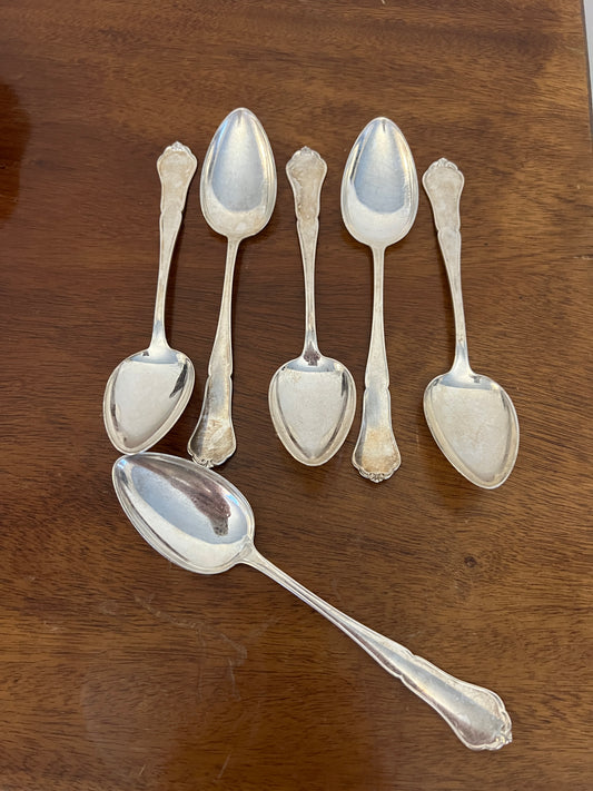 Vintage Alpaca Spoons Set of 6