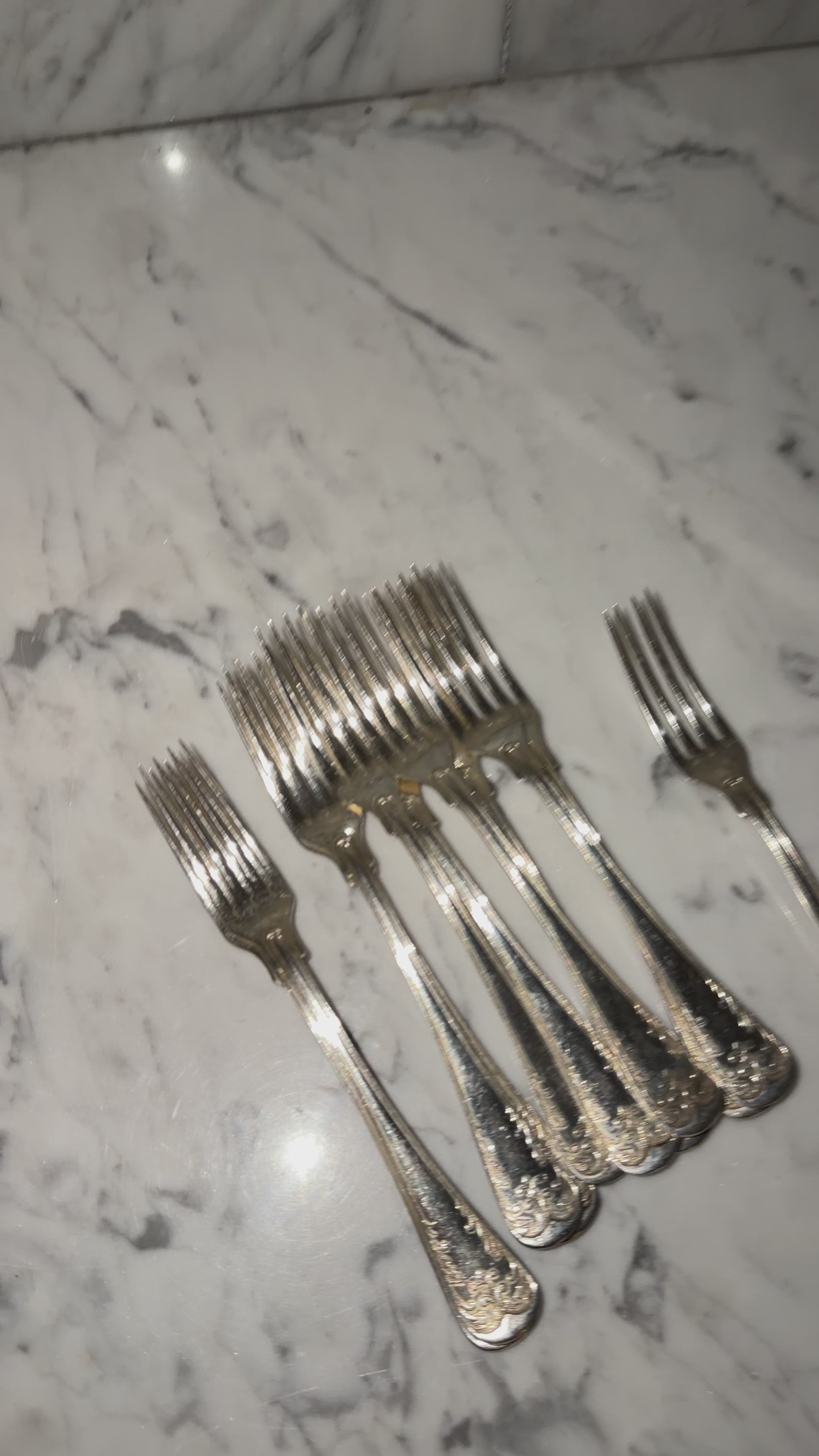 11+11 starter or fruit cutlery in new silver